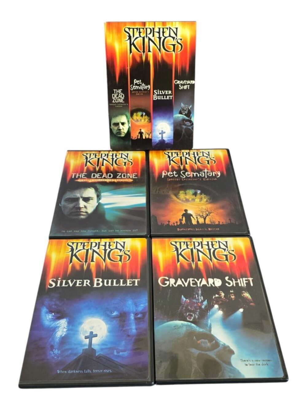 The Stephen King Film Collection (DVD, 2006, 4-Disc Set)